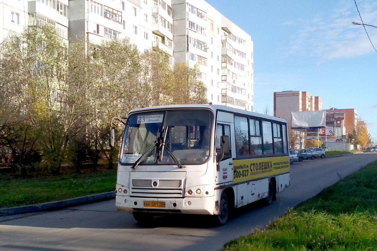 Вологодская область, ПАЗ-320402-03 № АК 581 35