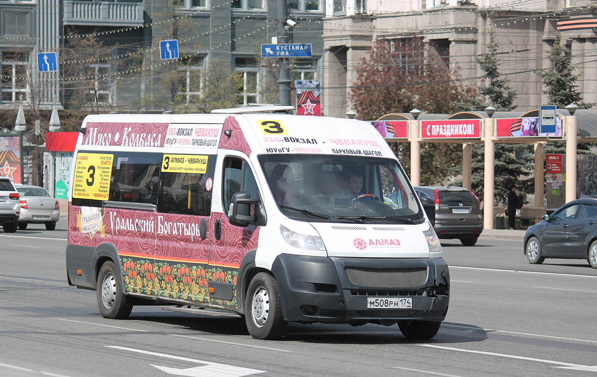 Челябинская область, Нижегородец-FST613 (FIAT Ducato) № М 508 РН 174