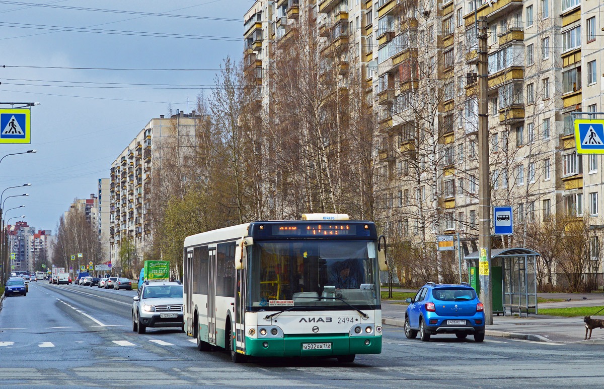 Санкт-Петербург, ЛиАЗ-5292.60 № 2494