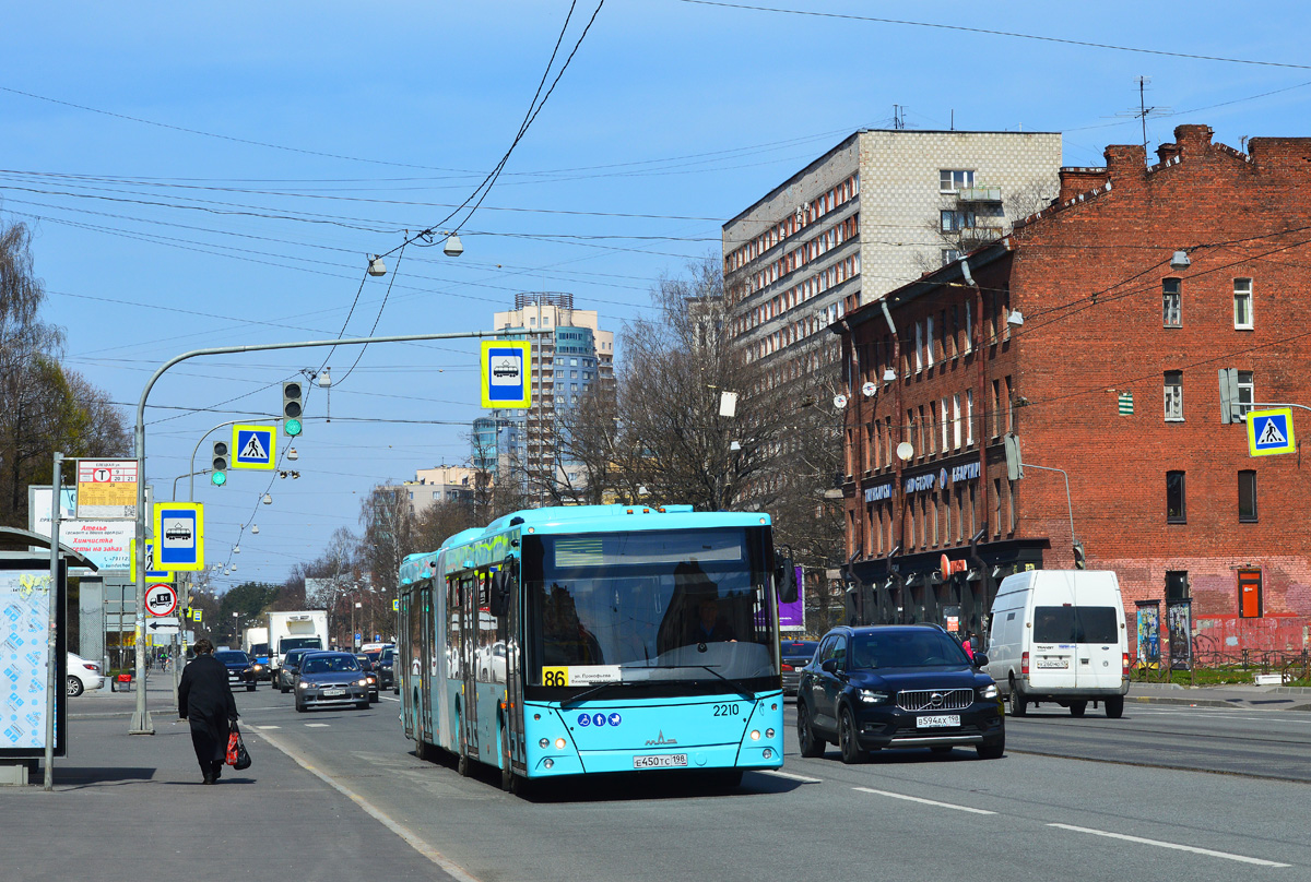 Санкт-Петербург, МАЗ-216.066 № 2210