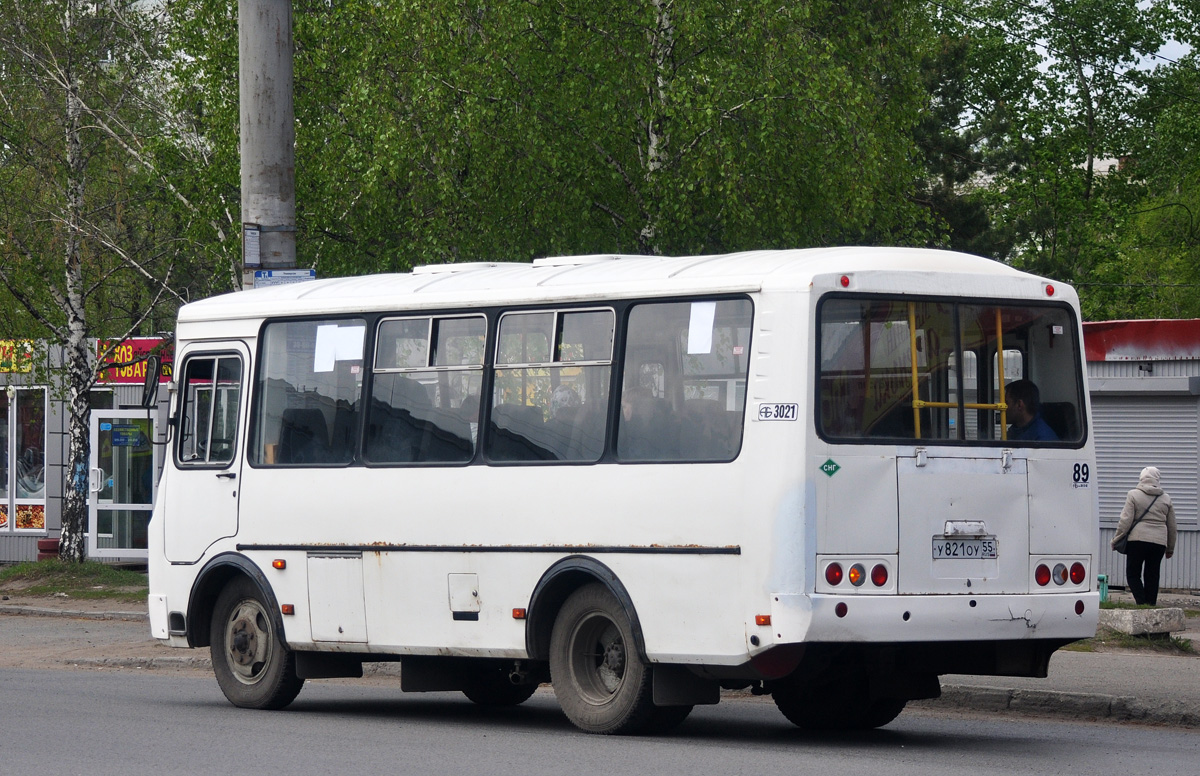 Омская область, ПАЗ-32054 № 3021