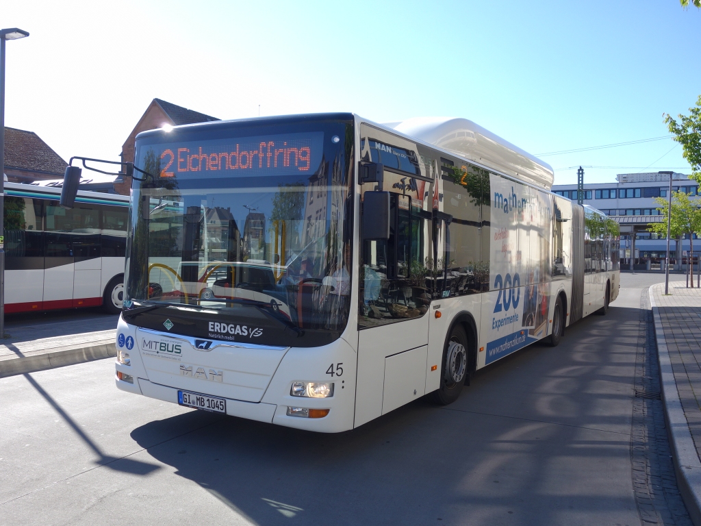 Гессен, MAN A23 Lion's City G NG313 CNG № 45