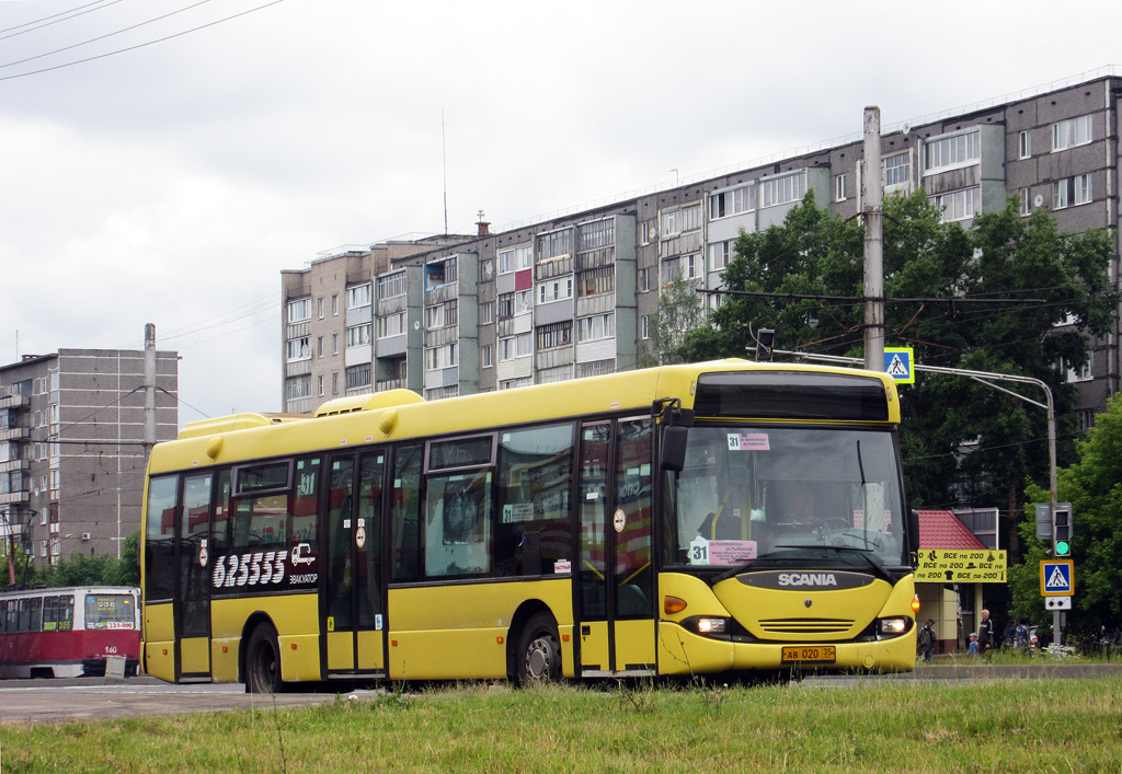 Вологодская область, Scania OmniLink I (Скания-Питер) № АВ 020 35