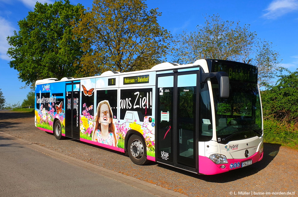 Нижняя Саксония, Mercedes-Benz Citaro C2 hybrid № 73