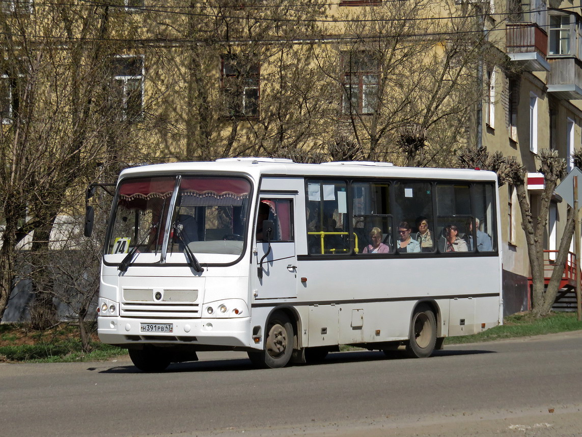 Кировская область, ПАЗ-320402-05 № Н 391 РВ 43