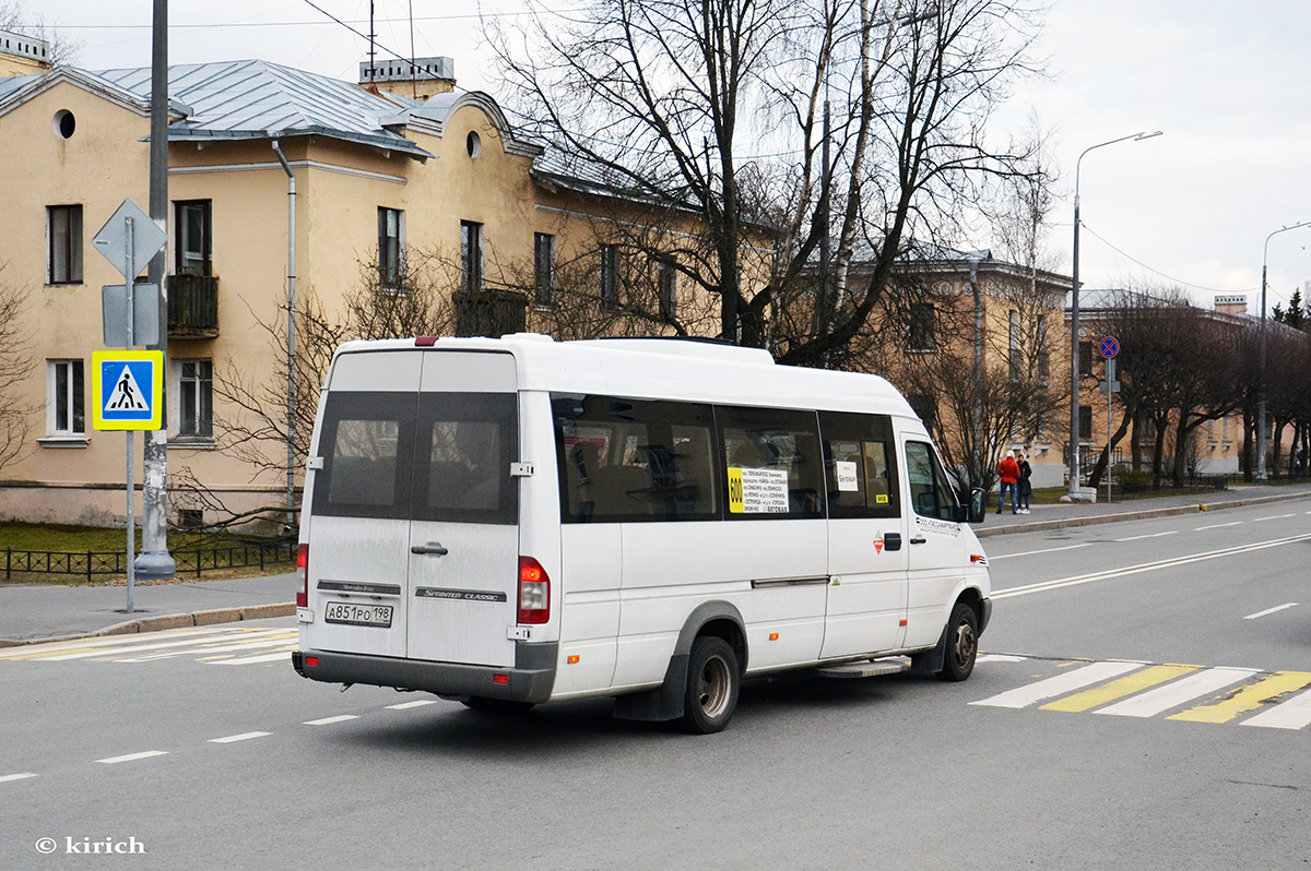 Санкт-Петербург, Луидор-223237 (MB Sprinter Classic) № А 851 РО 198