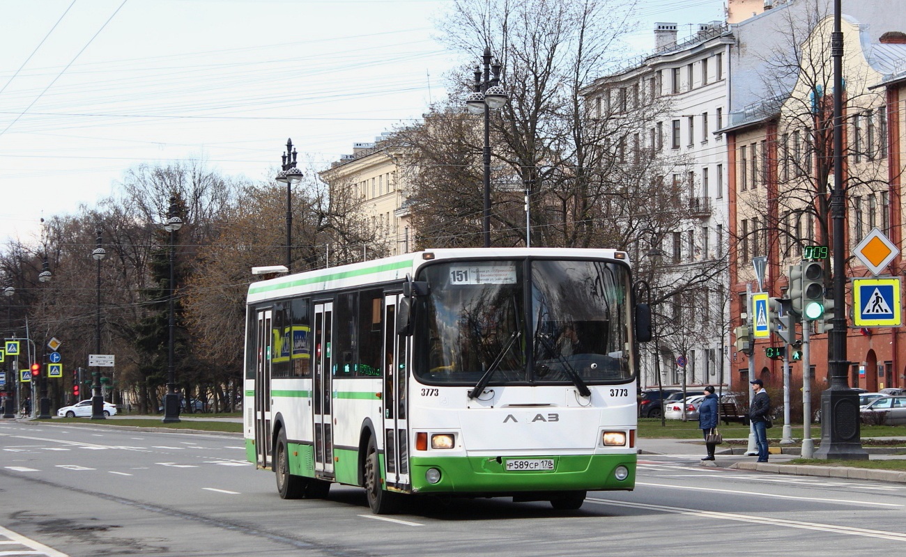 Санкт-Петербург, ЛиАЗ-5293.60 № 3773