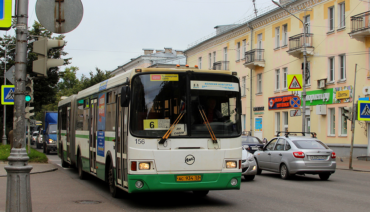 Новгородская область, ЛиАЗ-6212.00 № 156