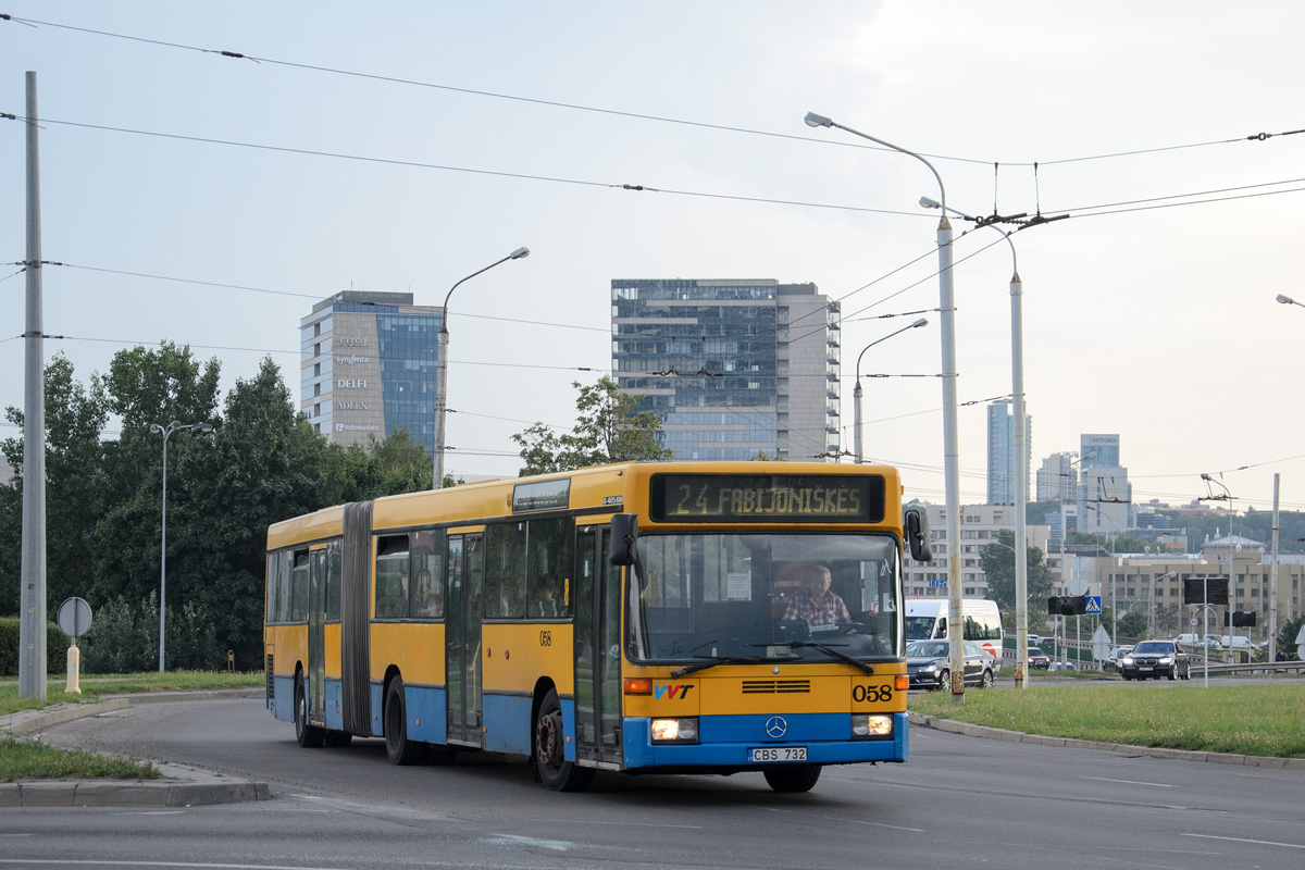 Литва, Mercedes-Benz O405GN № 058