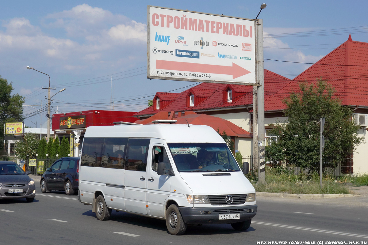 Республика Крым, Mercedes-Benz Sprinter 312D № А 371 ЕА 82 — Фото —  Автобусный транспорт