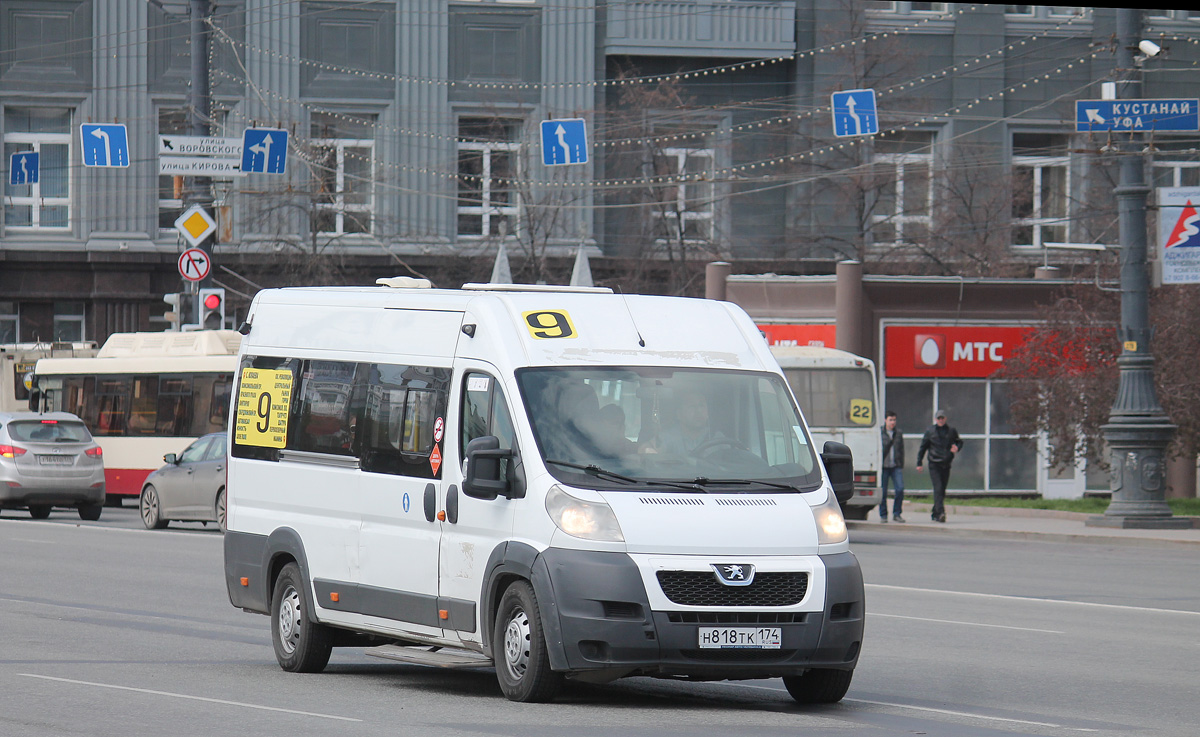 Челябинская область, Нижегородец-2227SK (Peugeot Boxer) № Н 818 ТК 174