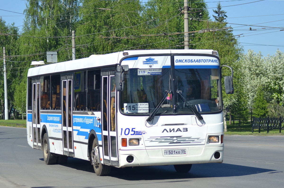 Омская область, ЛиАЗ-5256.60 № 105