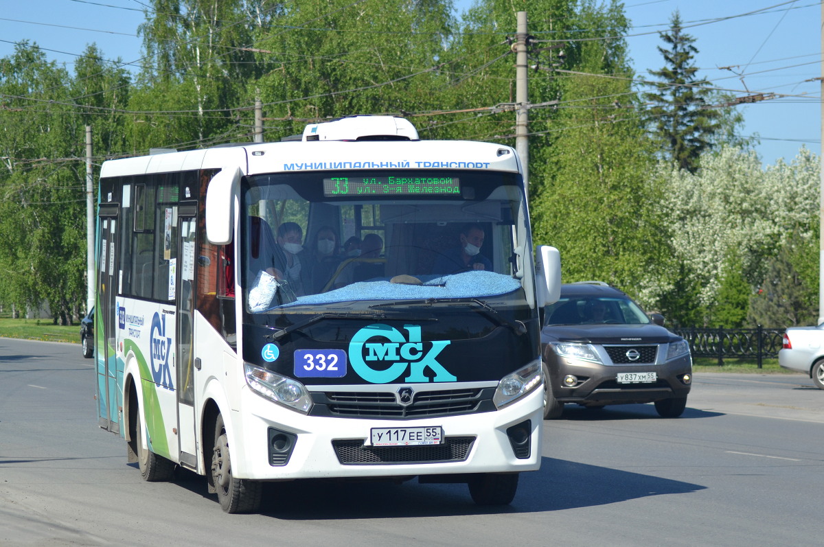 Omsk region, PAZ-320435-04 "Vector Next" № 332