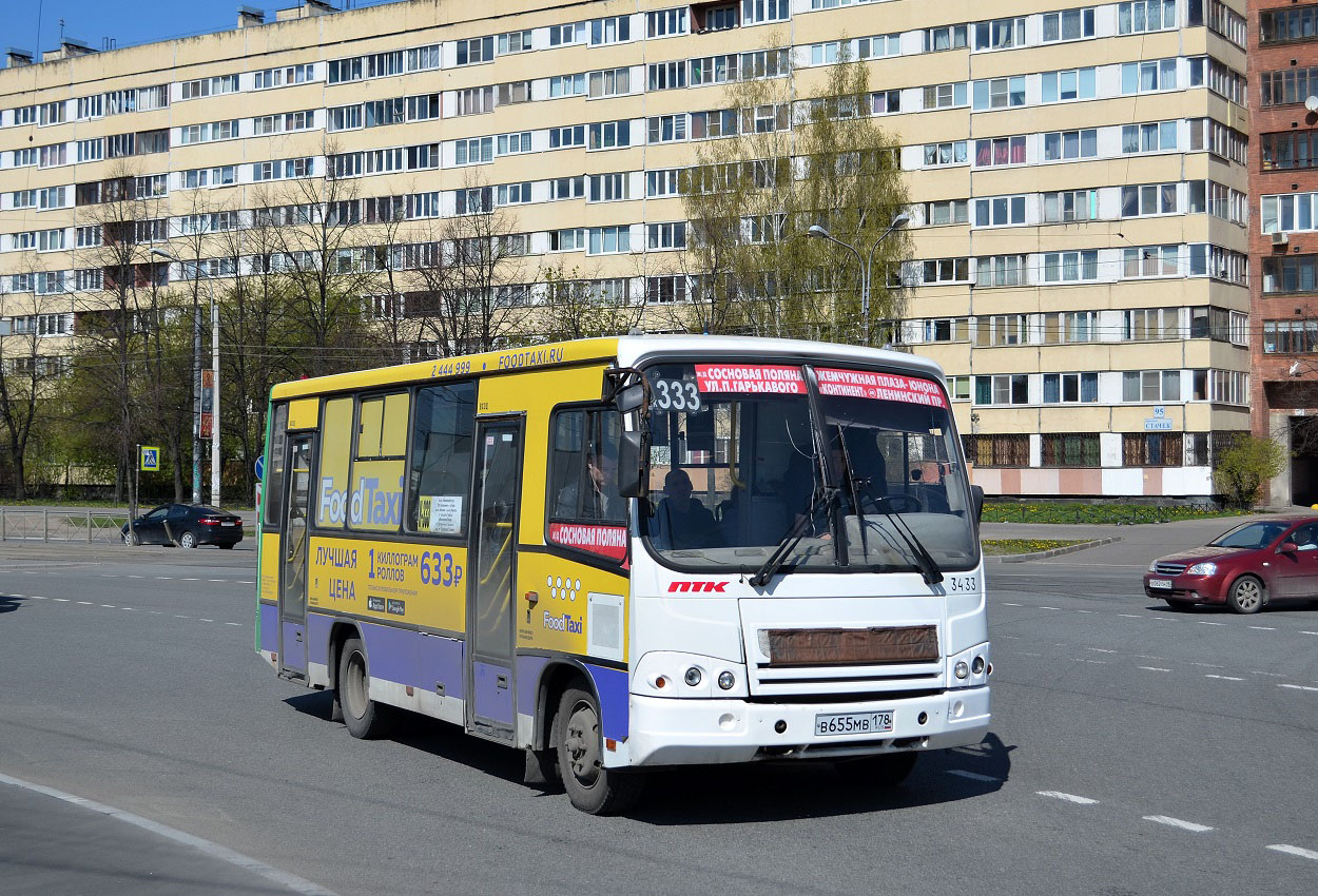 Санкт-Петербург, ПАЗ-320402-05 № n433