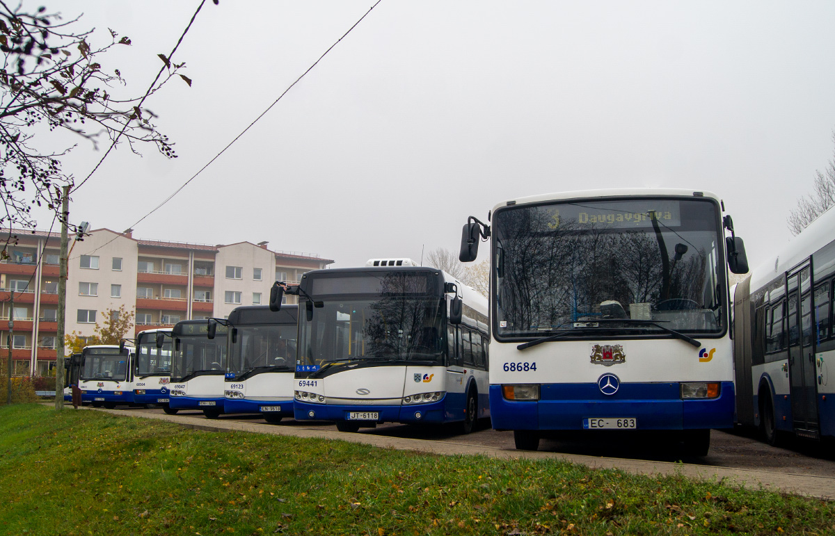 Латвия, Mercedes-Benz O345G № 68511; Латвия — Разные фотографии