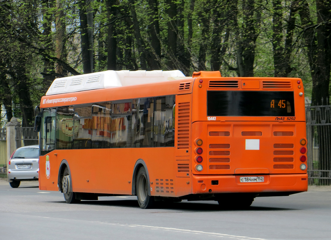 Нижегородская область, ЛиАЗ-5292.67 (CNG) № 15447