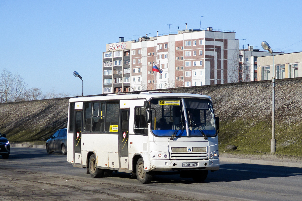 Архангельская область, ПАЗ-320402-03 № К 008 НО 29 — Фото — Автобусный  транспорт