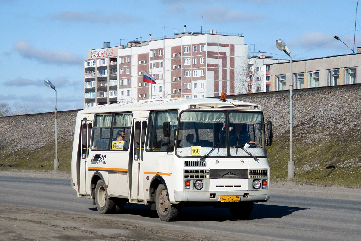 Архангельская область, ПАЗ-32054 № АС 740 29