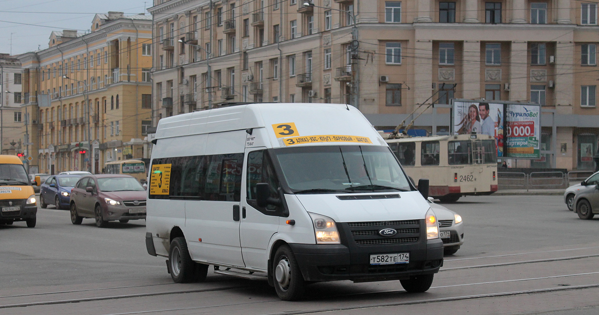 Челябинская область, Нижегородец-222709  (Ford Transit) № Т 582 ТЕ 174