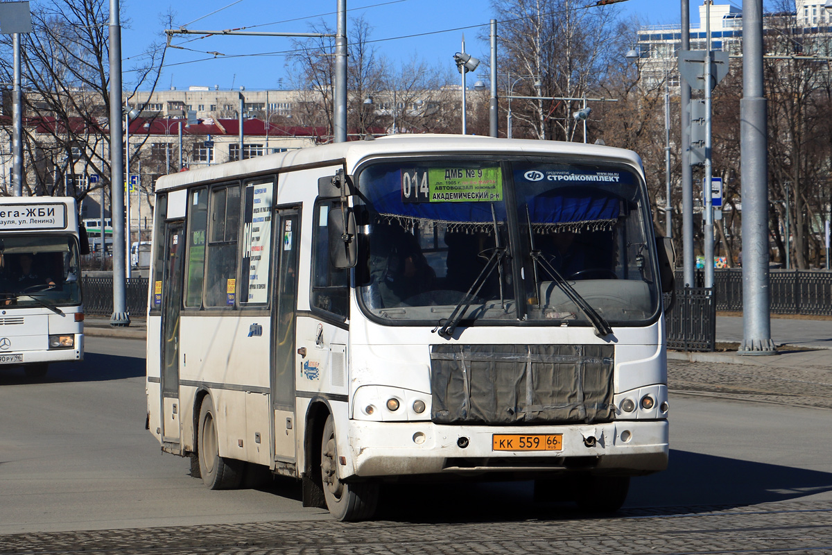 Свердловская область, ПАЗ-320402-05 № КК 559 66