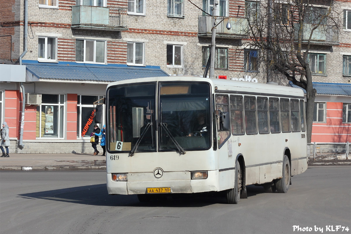 Псковская область, Mercedes-Benz O345 № 619