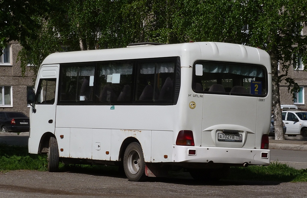 Свердловская область, Hyundai County SWB C08 (ТагАЗ) № А 702 УВ 196