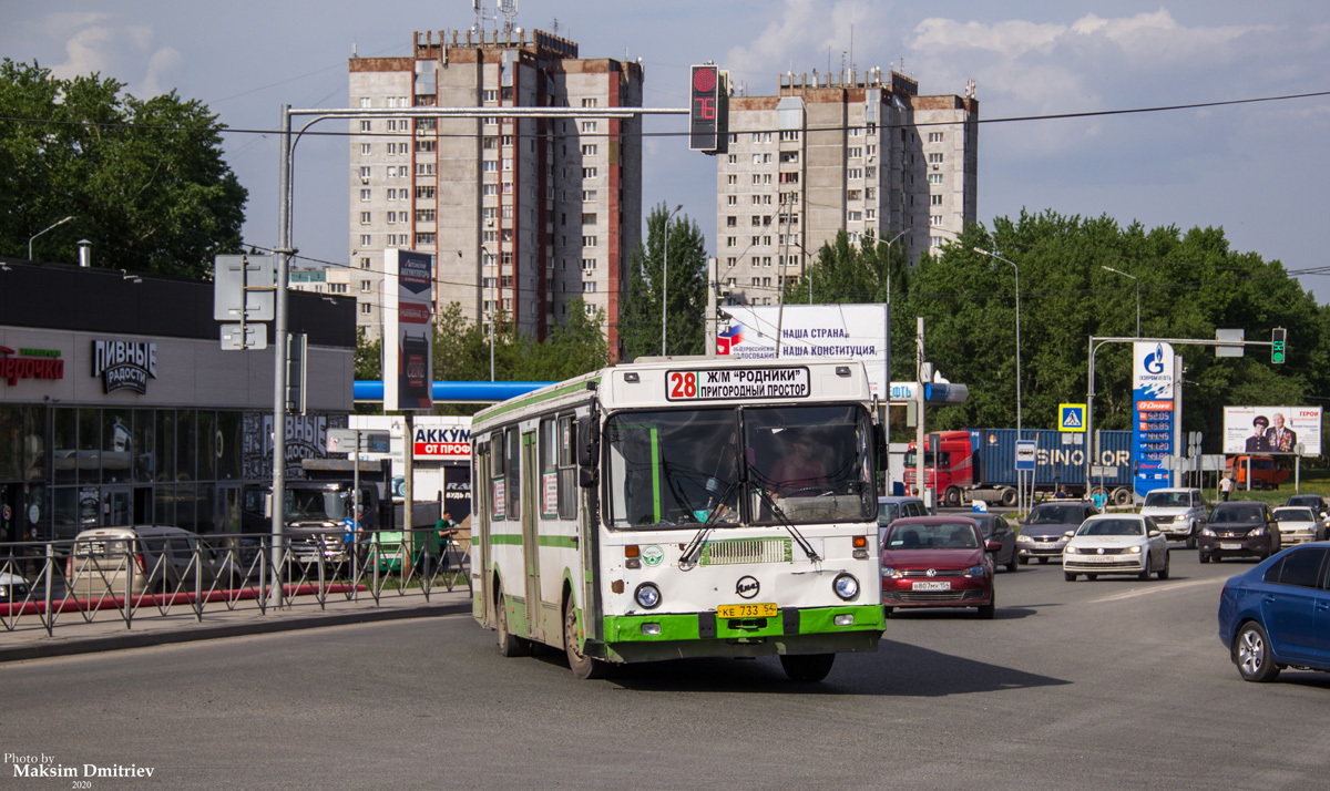 Новосибирская область, ЛиАЗ-5256.35 № КЕ 733 54