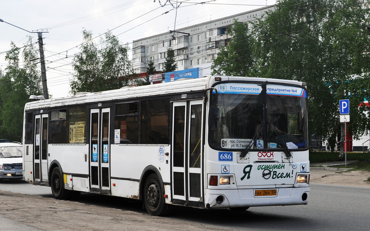 Omsk region, LiAZ-5293.00 № 686