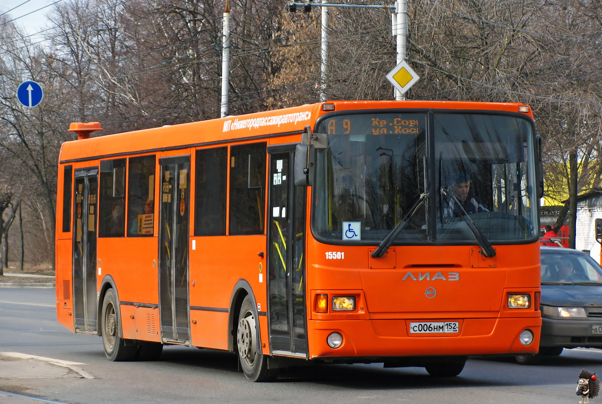 Нижегородская область, ЛиАЗ-5293.60 № 15501