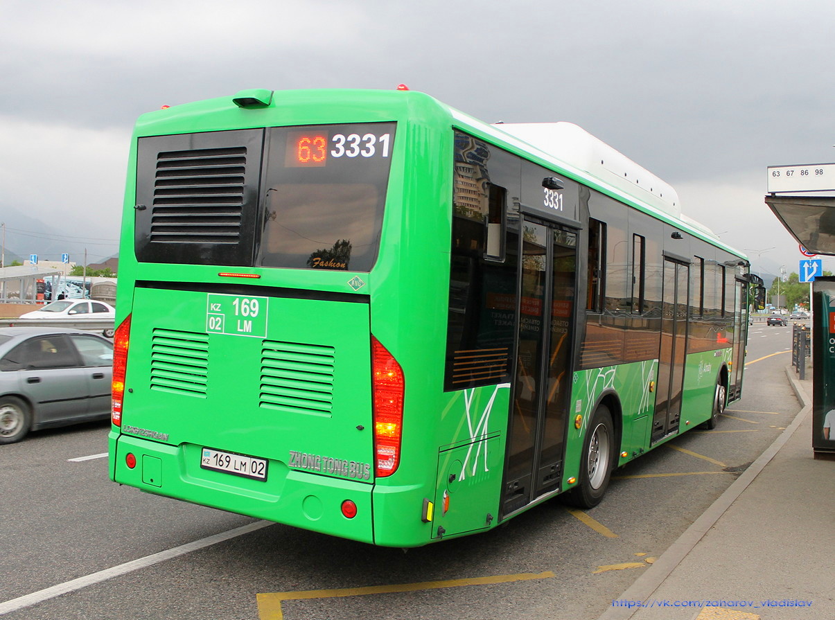 Алматы, Zhong Tong LCK6125HGAN № 3331