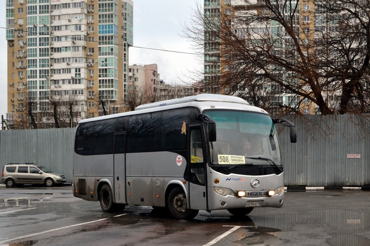 Краснодарский край, Higer KLQ6840Q № У 014 РЕ 199 — Фото — Автобусный  транспорт