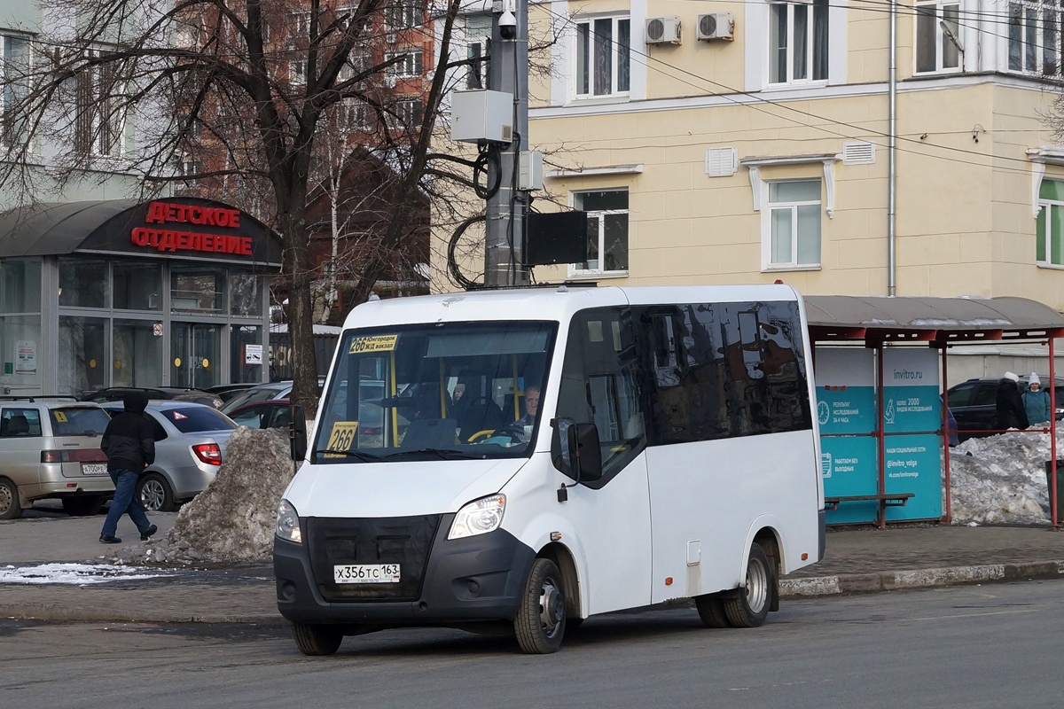 266 маршрутка в Самаре - маршрут на карте c остановками.