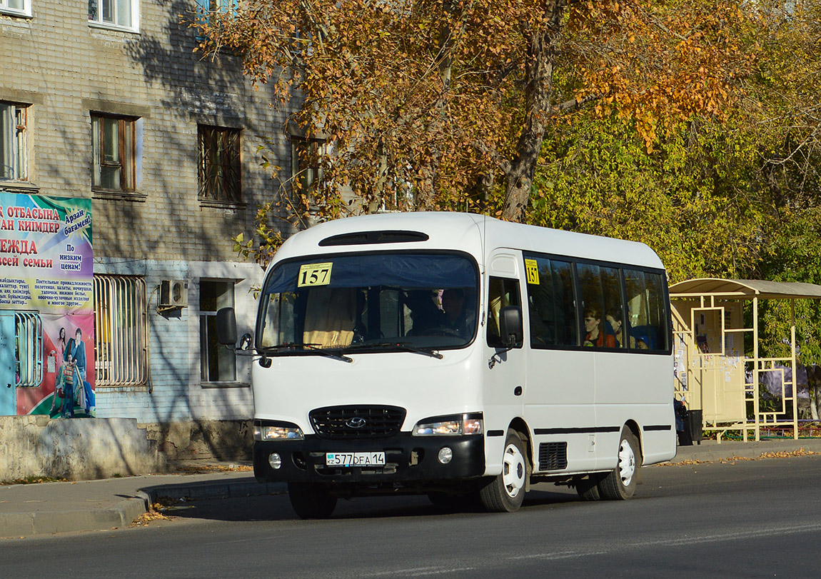 Павлодарская область, Hyundai County Super № 577 DFA 14