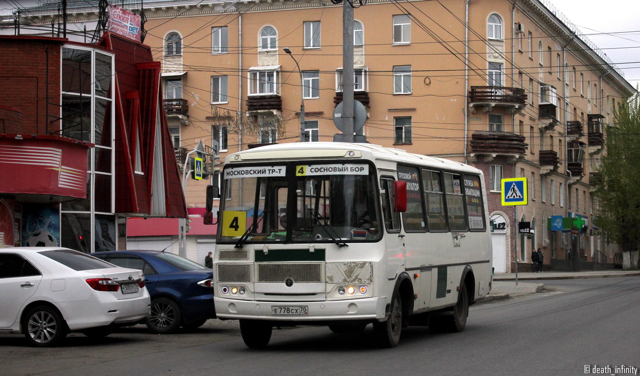 Томская область, ПАЗ-32054 № Е 778 СХ 70