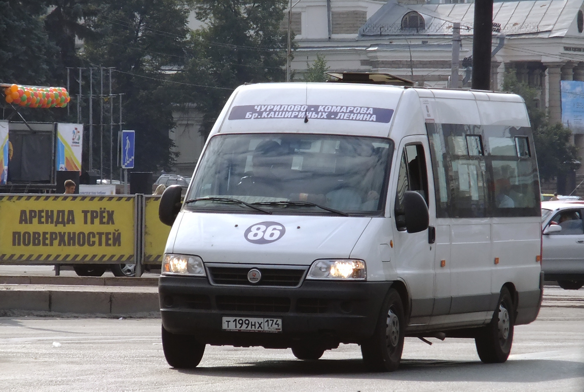 Челябинская область, FIAT Ducato 244 CSMMC-RLL, -RTL № Т 199 НХ 174