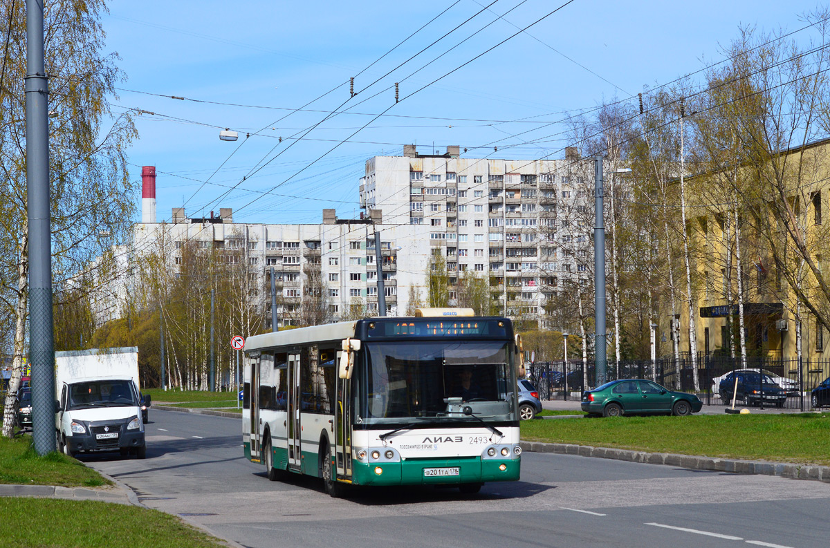 Санкт-Петербург, ЛиАЗ-5292.60 № 2493