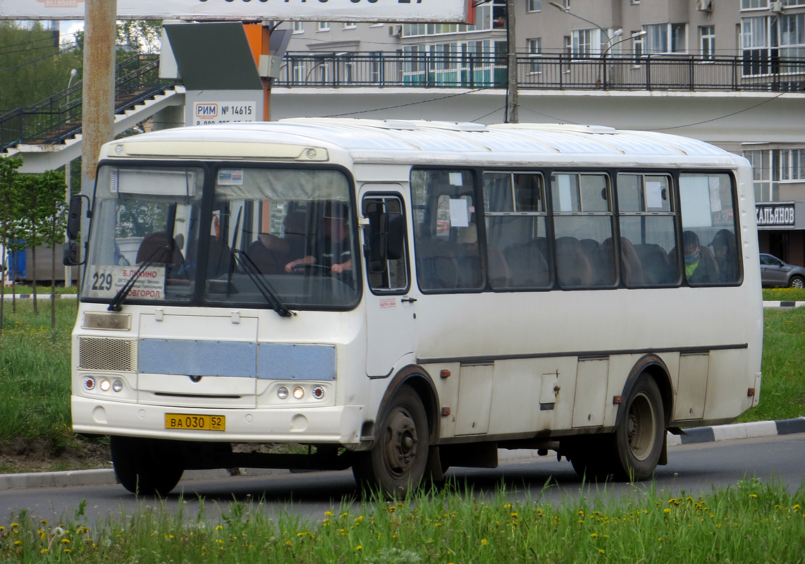 Nizhegorodskaya region, PAZ-4234-04 # ВА 030 52