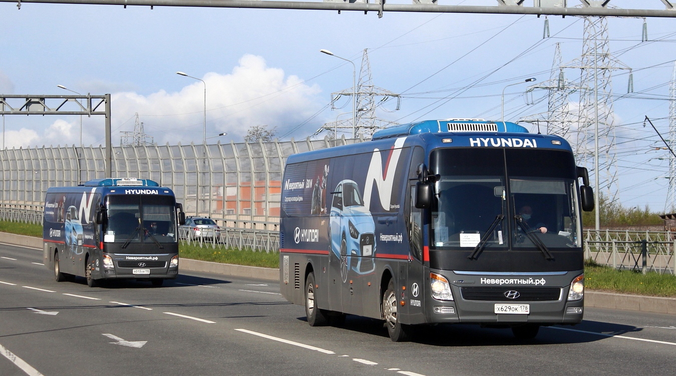 Saint Petersburg, Hyundai Universe Xpress Noble # Х 629 ОК 178