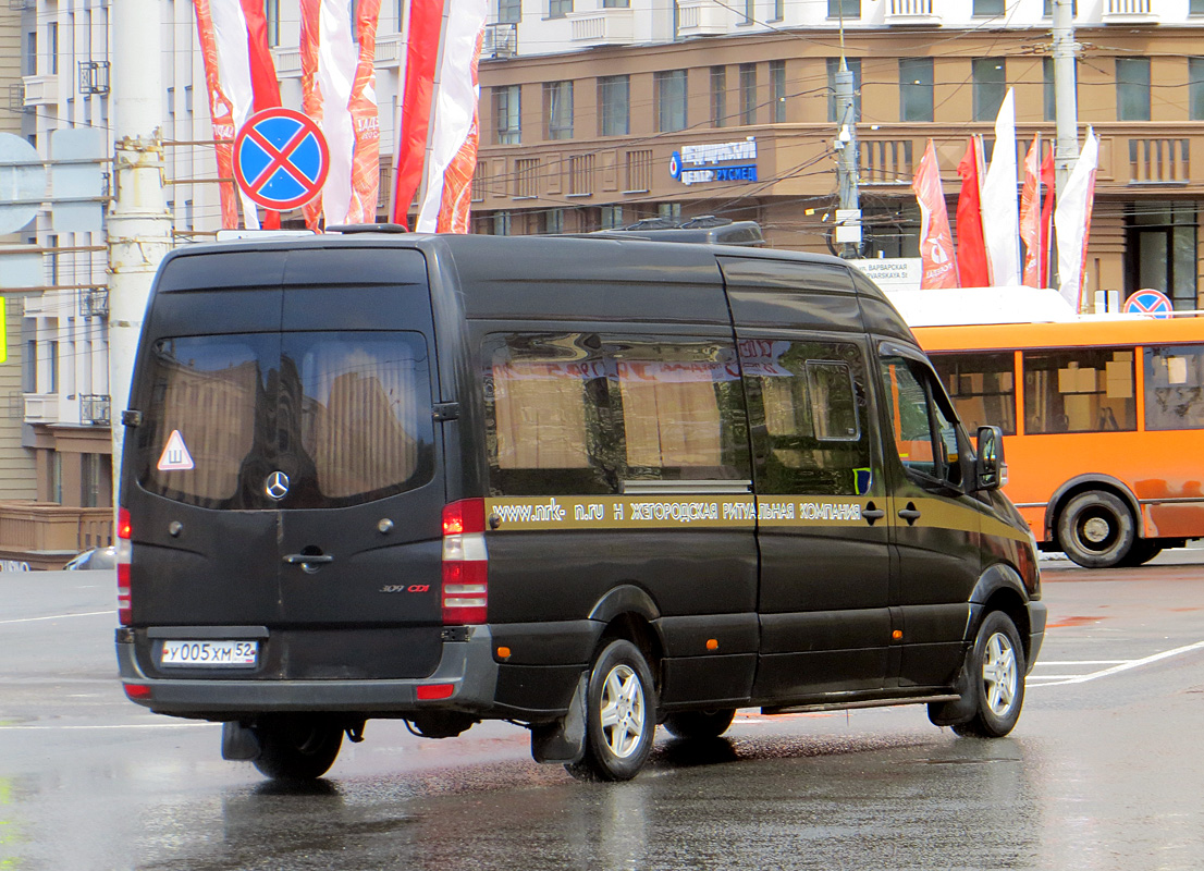 Нижегородская область, Mercedes-Benz Sprinter W906 309CDI № У 005 ХМ 52