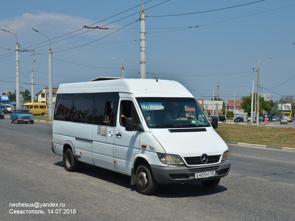 Севастополь, Самотлор-НН-323760 (MB Sprinter 413CDI) № А 403 МТ 92