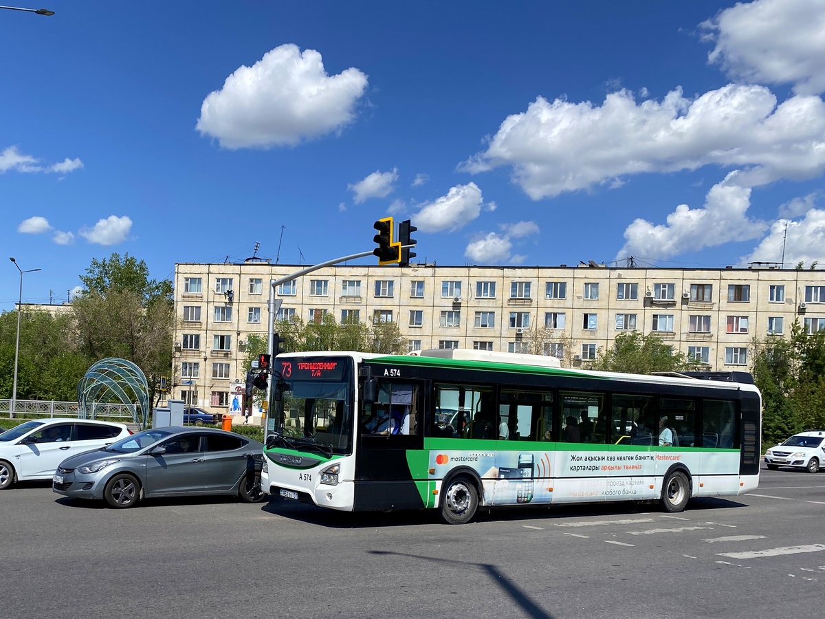 Астана, IVECO Urbanway 12M (СарыаркаАвтоПром) № A574