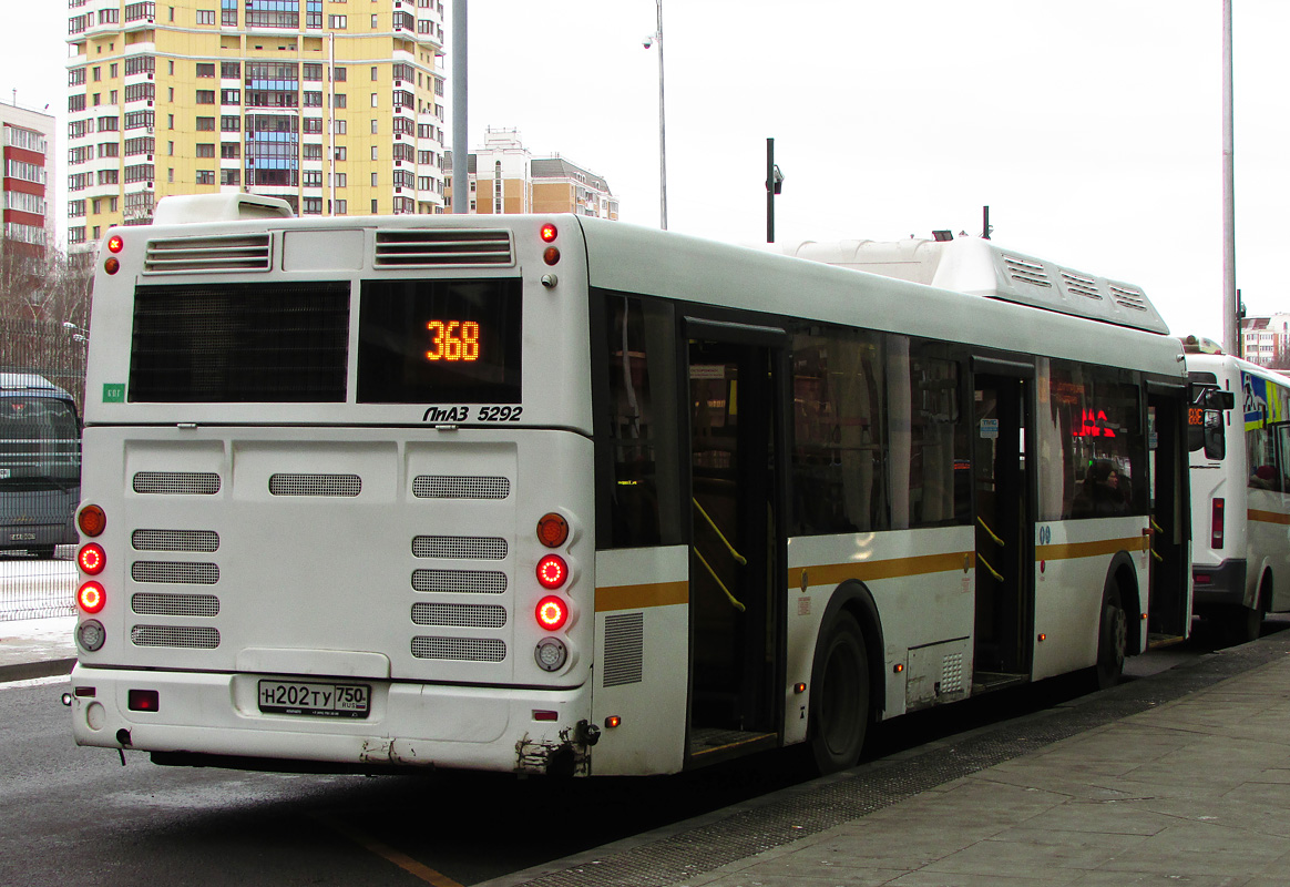 Moskevská oblast, LiAZ-5292.67 (CNG) č. Н 202 ТУ 750