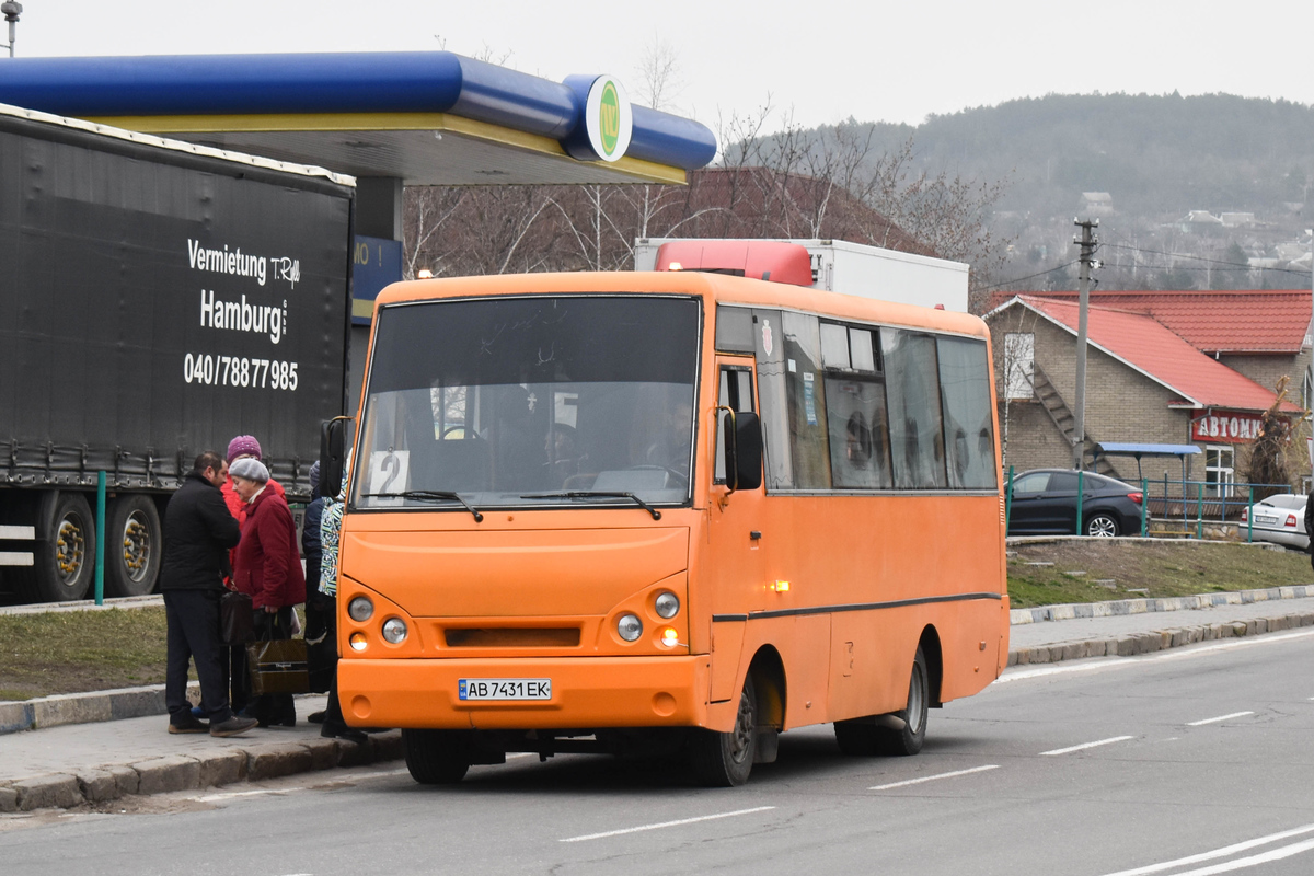 Винницкая область, I-VAN A07A1 № AB 7431 EK