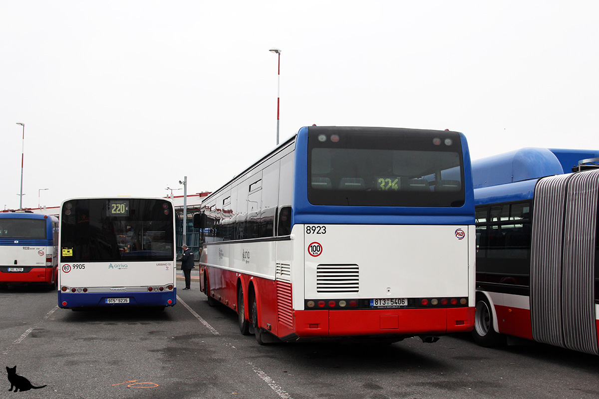 Csehország, Solaris Urbino III 15 sz.: 9905; Csehország, Irisbus Ares 15M sz.: 8923; Csehország — PID bus day 2019 / Autobusový den PID 2019