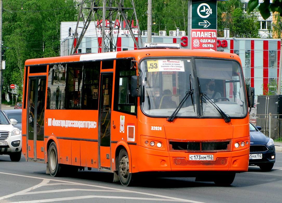 Нижегородская область, ПАЗ-320414-04 "Вектор" № 32024