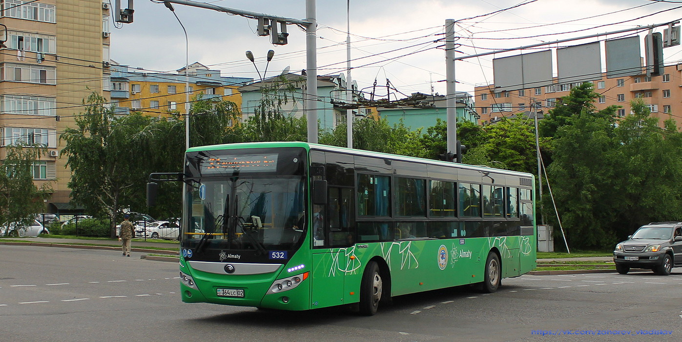 Алматы, Yutong ZK6118HGA № 532