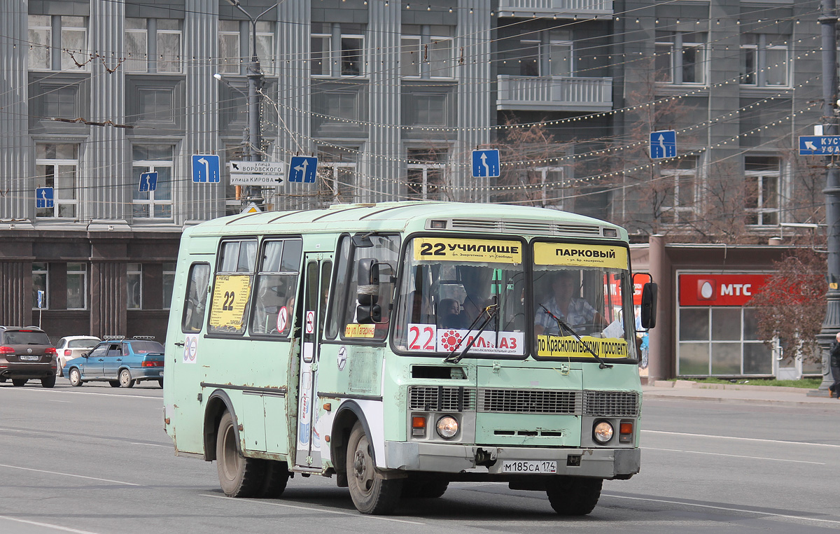 Челябинская область, ПАЗ-32053 № М 185 СА 174