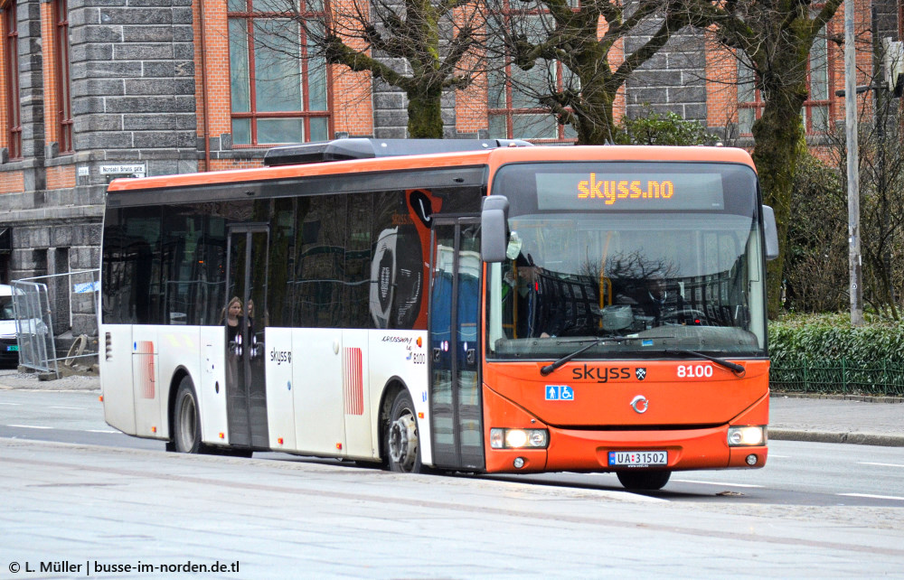 Норвегия, Irisbus Crossway LE 12.8M № 8100