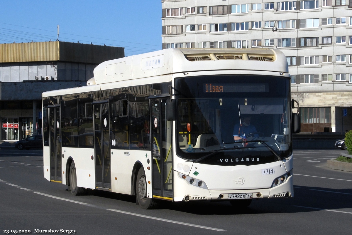 Санкт-Петербург, Volgabus-5270.G2 (CNG) № 7714