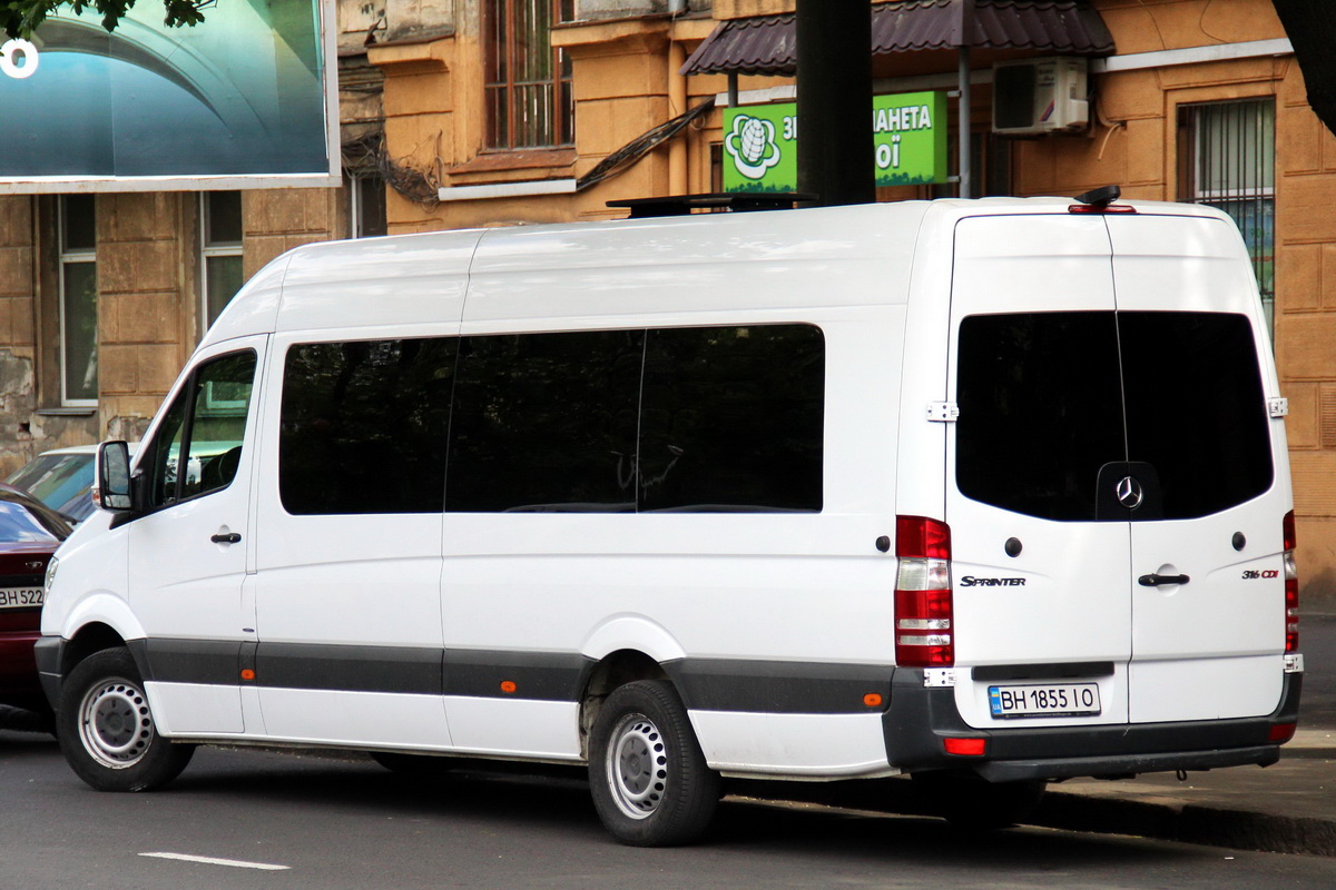 Одесская область, Mercedes-Benz Sprinter W906 316CDI № BH 1855 IO